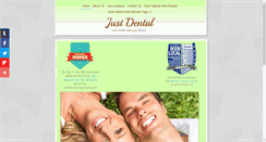 Desktop Screenshot of justdentals.com